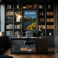 Idaho Tranquility Scenic Landscape National Park Poster PosterGoat