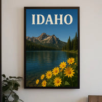 Idaho Tranquility Scenic Landscape National Park Poster PosterGoat
