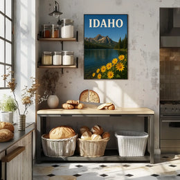 Idaho Tranquility Scenic Landscape National Park Poster PosterGoat