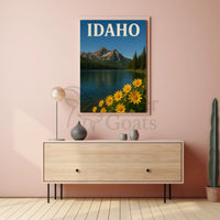 Idaho Tranquility Scenic Landscape National Park Poster PosterGoat