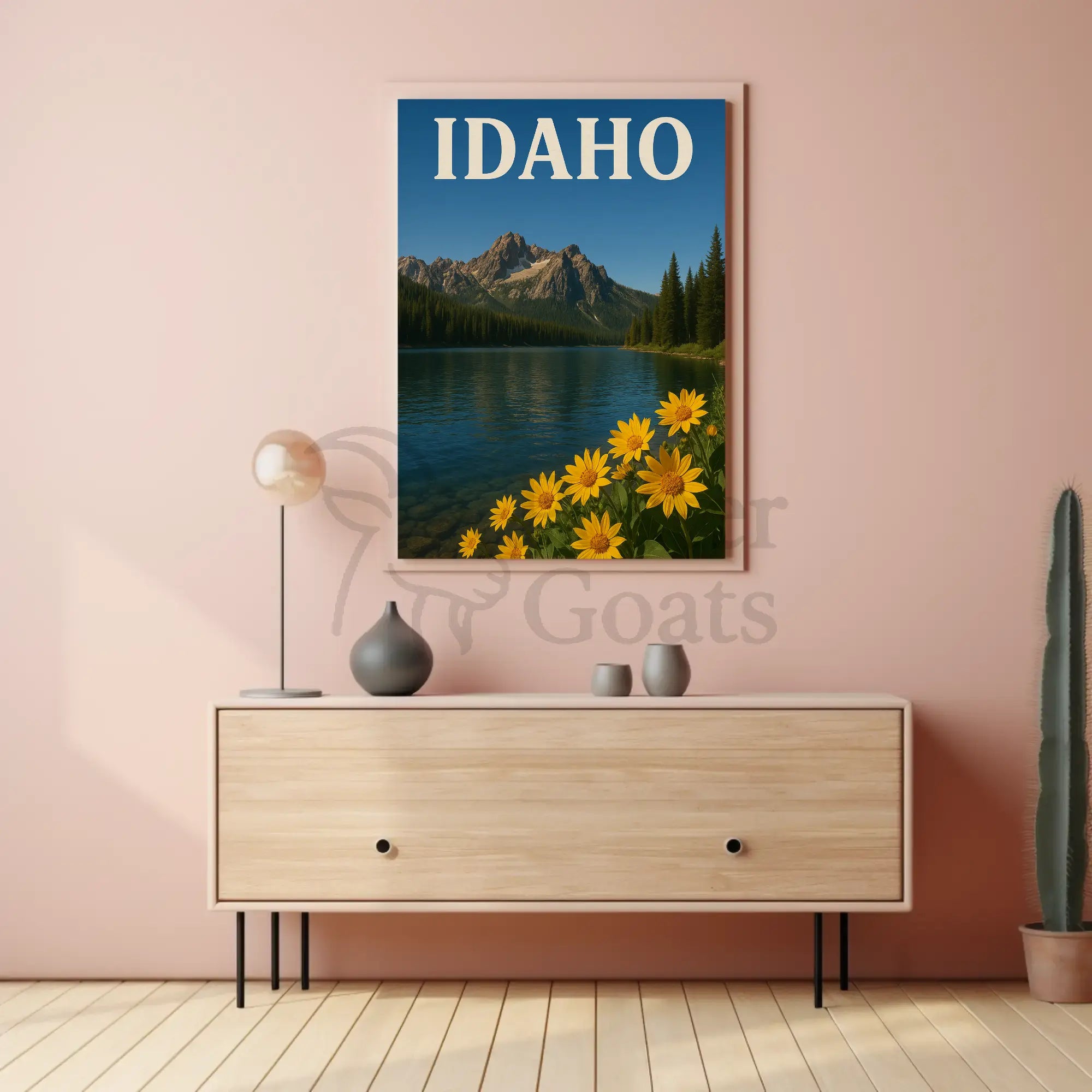 Idaho Tranquility Scenic Landscape National Park Poster PosterGoat