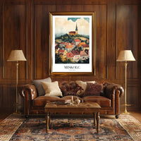 Idyllic Cityscape of Miskolc: European Urban Travel Poster PosterGoat