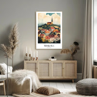 Idyllic Cityscape of Miskolc: European Urban Travel Poster PosterGoat