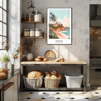Idyllic Coastal Scene in Ponce Travel Poster PosterGoat