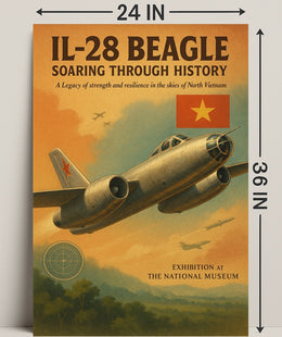 Il-28 Beagle Soaring Through History Poster PosterGoat