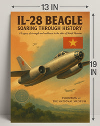 Il-28 Beagle Soaring Through History Poster PosterGoat