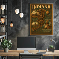 Indiana Highlights Poster PosterGoat