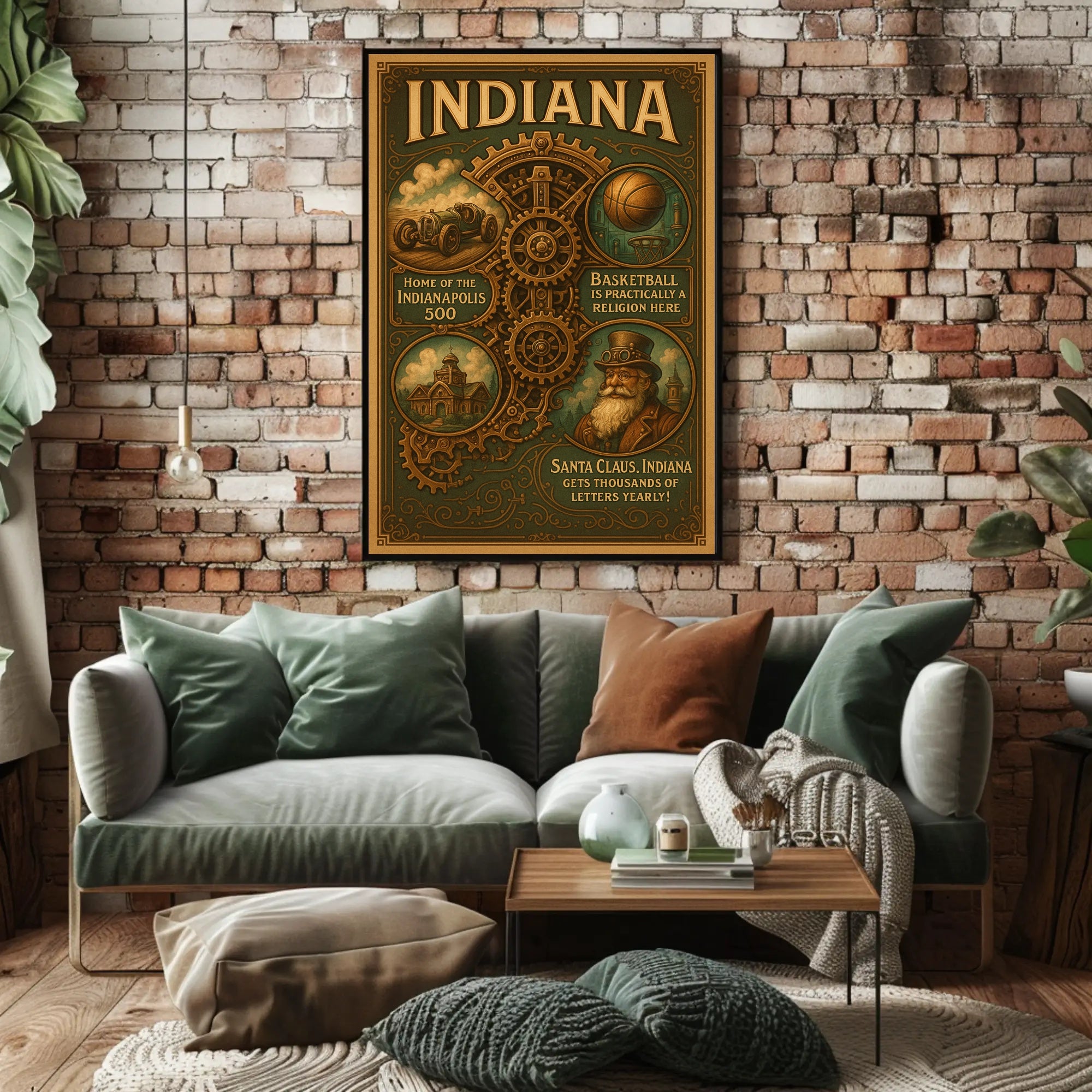 Indiana Highlights Poster PosterGoat