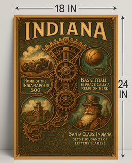 Indiana Highlights Poster PosterGoat