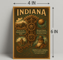 Indiana Highlights Poster PosterGoat