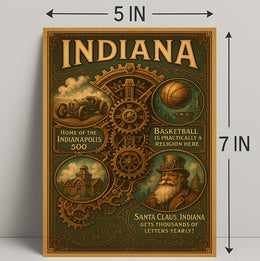 Indiana Highlights Poster PosterGoat