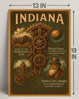 Indiana Highlights Poster PosterGoat