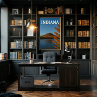 Indiana's Soldiers and Sailors Monument Travel Poster PosterGoat