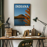 Indiana's Soldiers and Sailors Monument Travel Poster PosterGoat