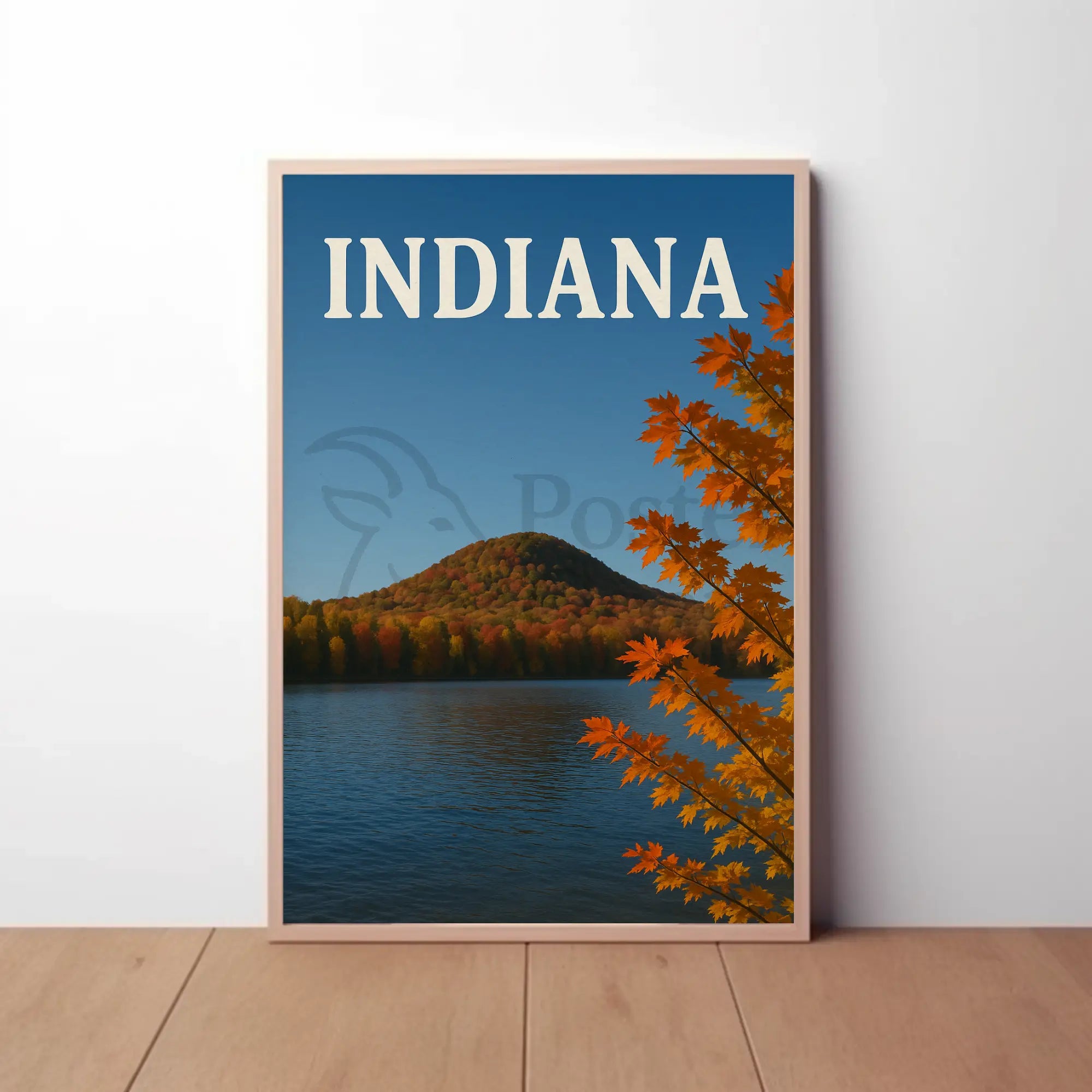 Indiana's Soldiers and Sailors Monument Travel Poster PosterGoat