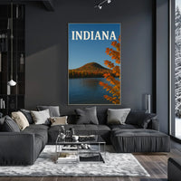 Indiana's Soldiers and Sailors Monument Travel Poster PosterGoat