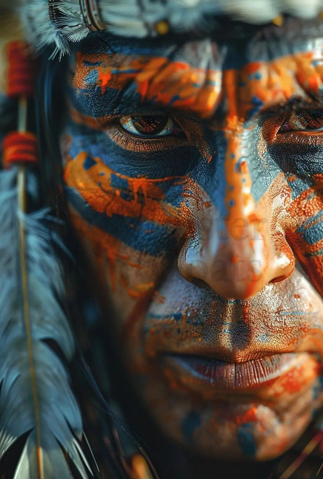 Indigenous Tribal Headdress Cultural or Heritage Poster PosterGoat