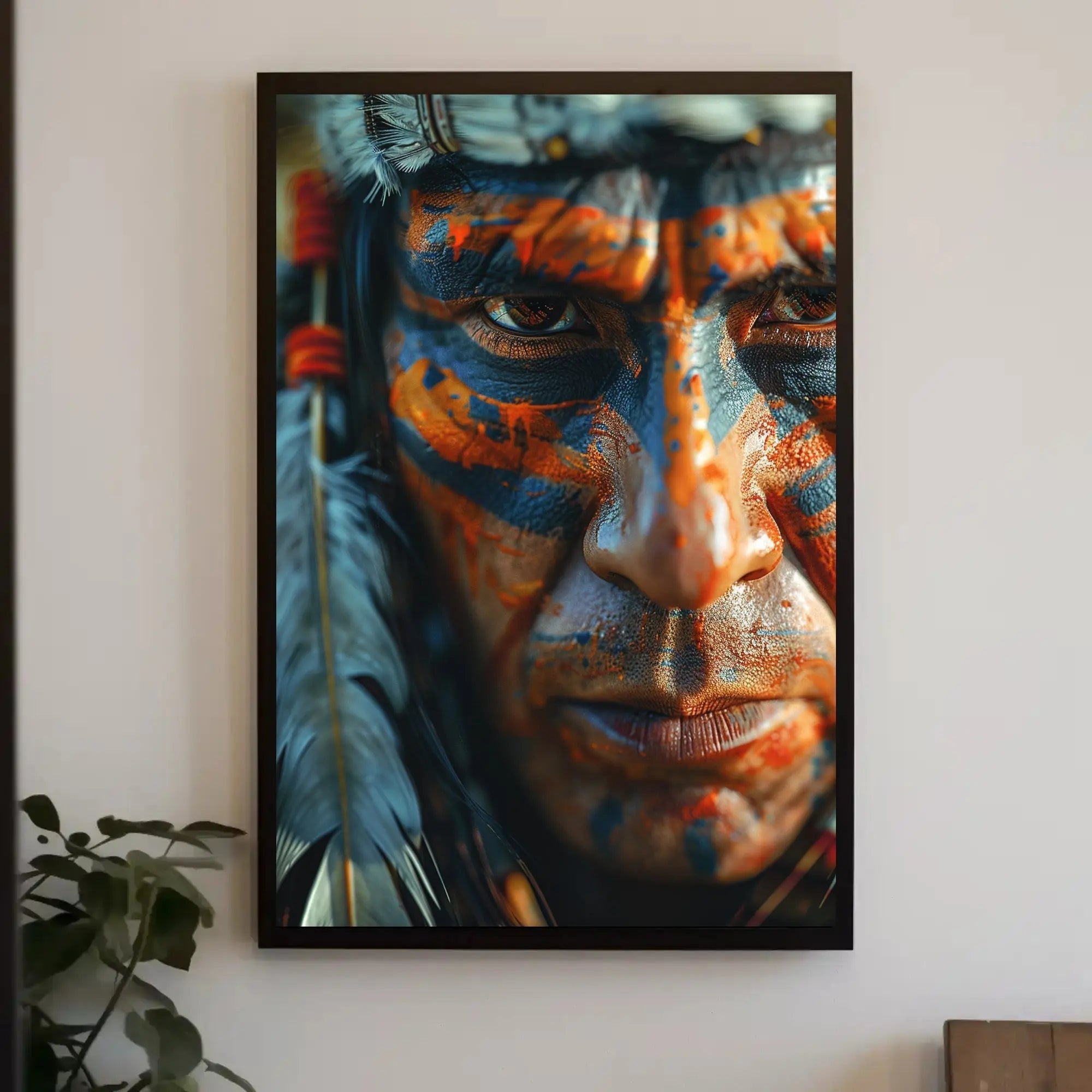 Indigenous Tribal Headdress Cultural or Heritage Poster PosterGoat