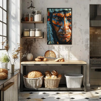 Indigenous Tribal Headdress Cultural or Heritage Poster PosterGoat