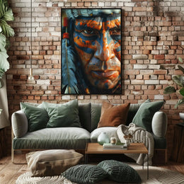Indigenous Tribal Headdress Cultural or Heritage Poster PosterGoat