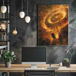 Infernal Mythic Adventure in Artistic, Pop Culture Poster PosterGoat