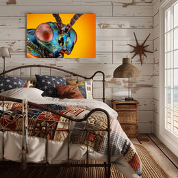 Insect Study on Vibrant Background Animal Poster PosterGoat