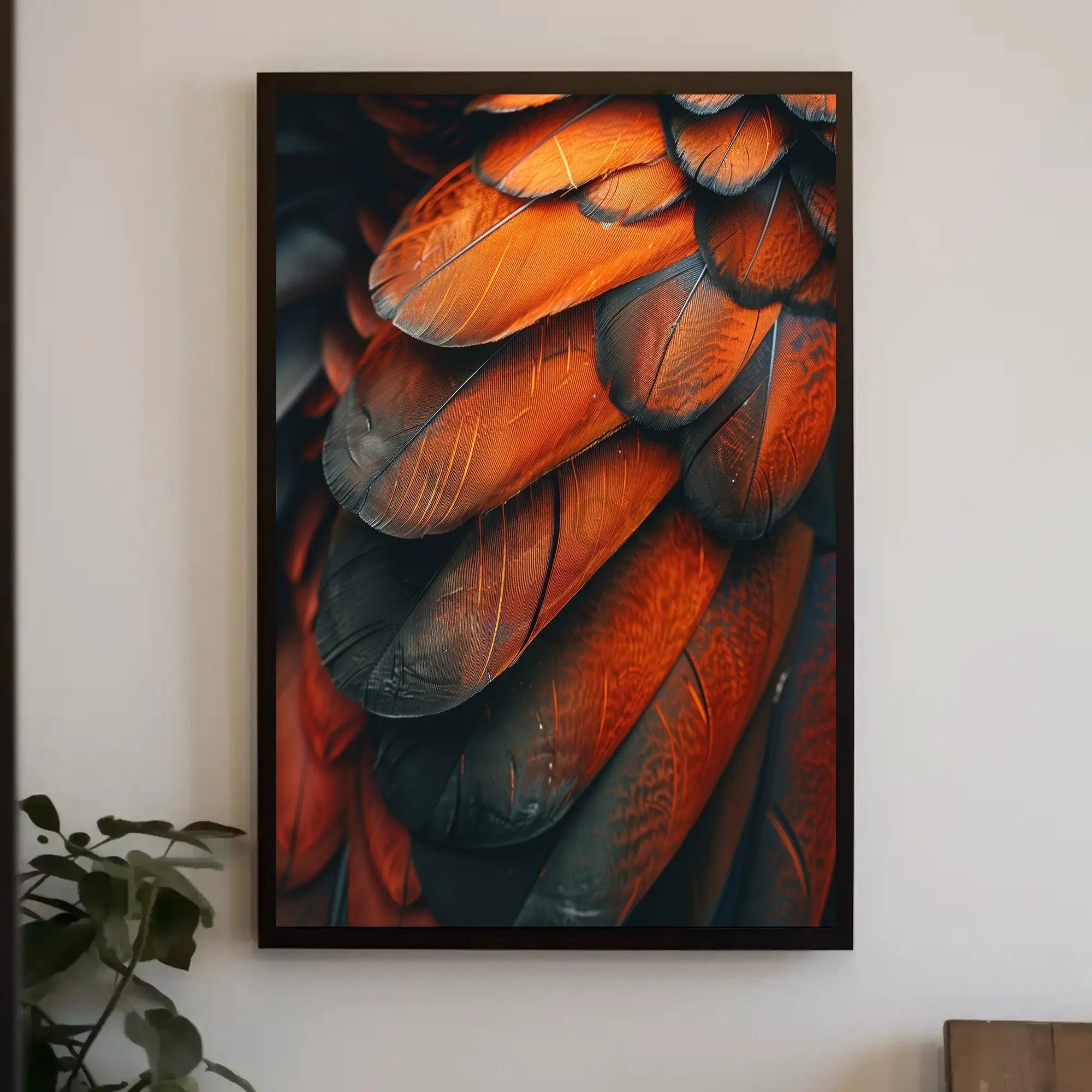 Intricate Feathers Art Print: Abstract, Artistic, or Pop Culture Poster PosterGoat