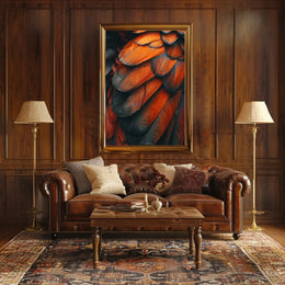 Intricate Feathers Art Print: Abstract, Artistic, or Pop Culture Poster PosterGoat