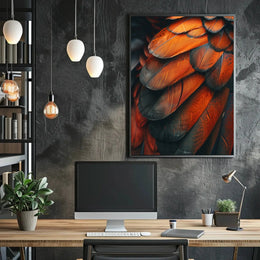 Intricate Feathers Art Print: Abstract, Artistic, or Pop Culture Poster PosterGoat