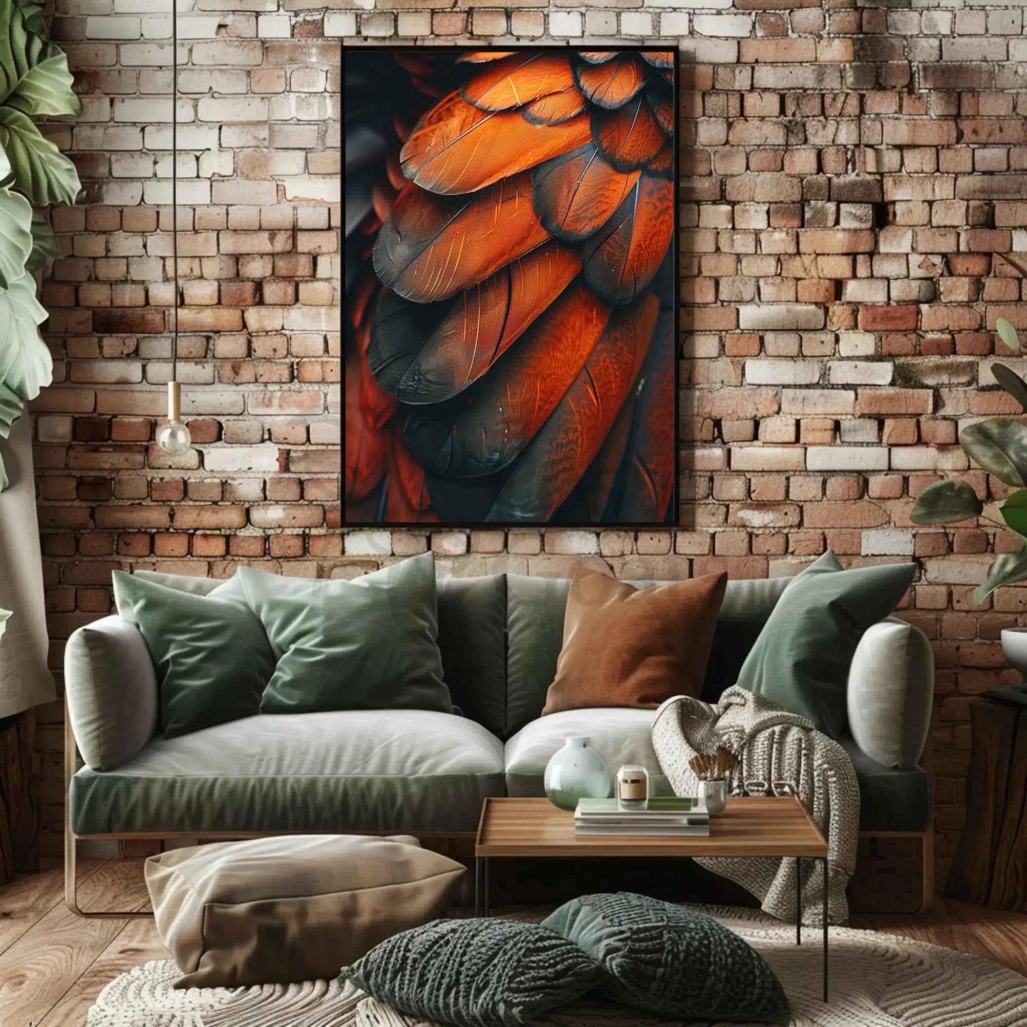 Intricate Feathers Art Print: Abstract, Artistic, or Pop Culture Poster PosterGoat