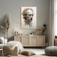 Intricate Geometric Elder Abstraction Art Poster PosterGoat