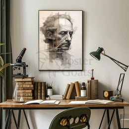 Intricate Geometric Elder Abstraction Art Poster PosterGoat