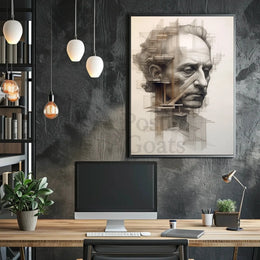Intricate Geometric Elder Abstraction Art Poster PosterGoat
