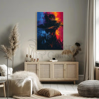Intriguing Fedora Mystery Noir Art Print Poster PosterGoat
