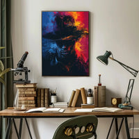 Intriguing Fedora Mystery Noir Art Print Poster PosterGoat