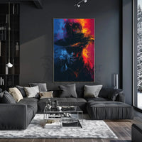 Intriguing Fedora Mystery Noir Art Print Poster PosterGoat