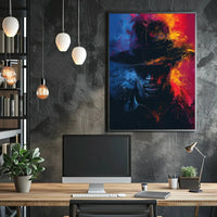 Intriguing Fedora Mystery Noir Art Print Poster PosterGoat