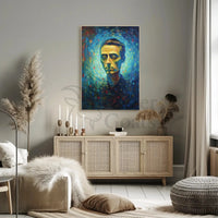 Introspective Abstract Expressionist Dreamscape Artistic Poster PosterGoat