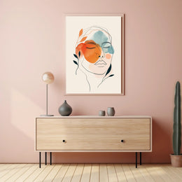 Introspective Serenity Art Print - Abstract or Artistic Poster PosterGoat