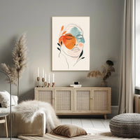 Introspective Serenity Art Print - Abstract or Artistic Poster PosterGoat