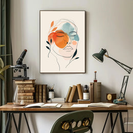 Introspective Serenity Art Print - Abstract or Artistic Poster PosterGoat