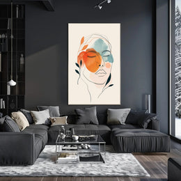 Introspective Serenity Art Print - Abstract or Artistic Poster PosterGoat