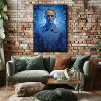 Introspective Surrealism with Bubbles Artistic Poster PosterGoat