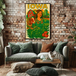 Iowa's Agricultural Heritage Celebrated in Cultural or Heritage Poster PosterGoat