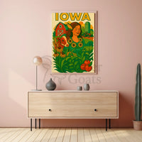 Iowa's Agricultural Heritage Celebrated in Cultural or Heritage Poster PosterGoat