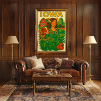 Iowa's Agricultural Heritage Celebrated in Cultural or Heritage Poster PosterGoat