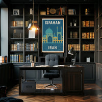Isfahan's Architectural Beauty in Serenity Cultural or Heritage Poster PosterGoat