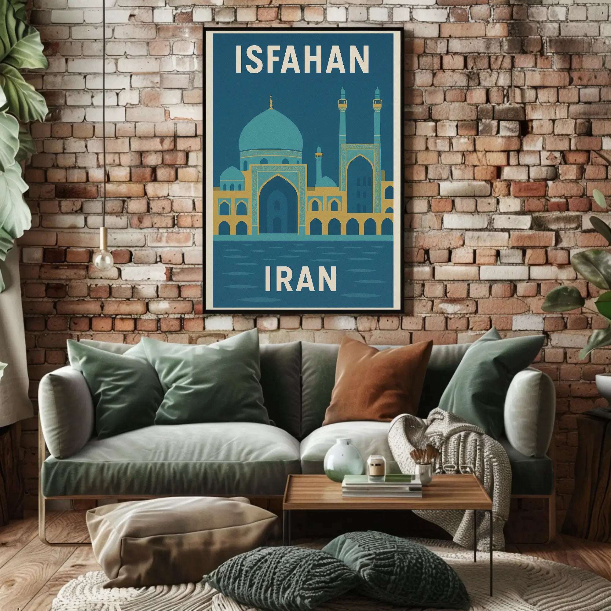Isfahan's Architectural Beauty in Serenity Cultural or Heritage Poster PosterGoat