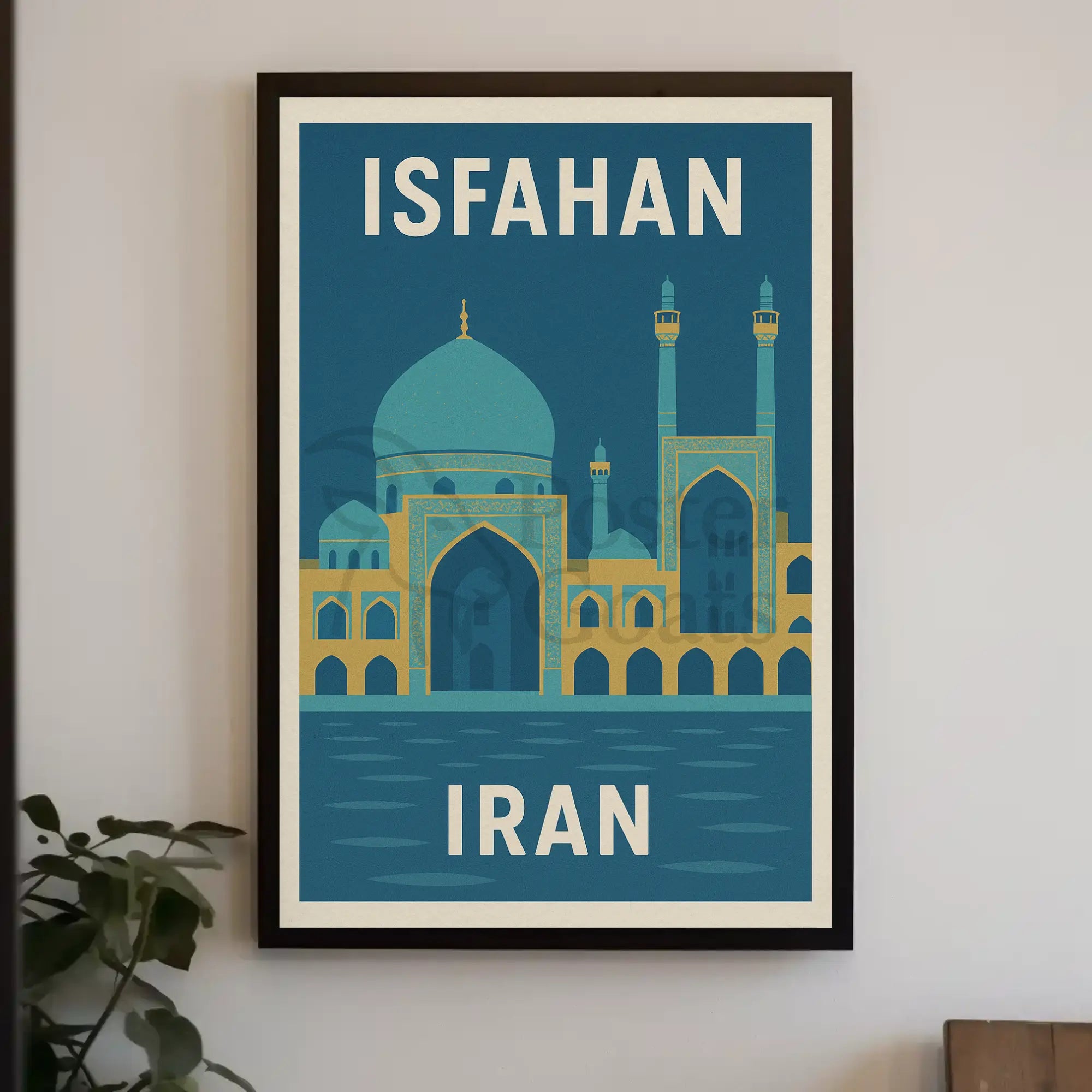 Isfahan's Architectural Beauty in Serenity Cultural or Heritage Poster PosterGoat