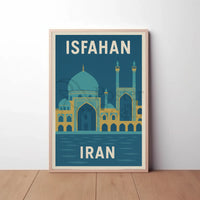 Isfahan's Architectural Beauty in Serenity Cultural or Heritage Poster PosterGoat